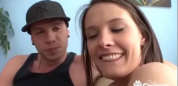  Sexy Erin Stone Has Her Face Covered With Hot Jizz